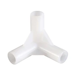 3-Way 8mm/8.5mm Tee Corner Fitting Pe Plastic Right Angle Tee Corner Connector Good Toughness Easy To Connect