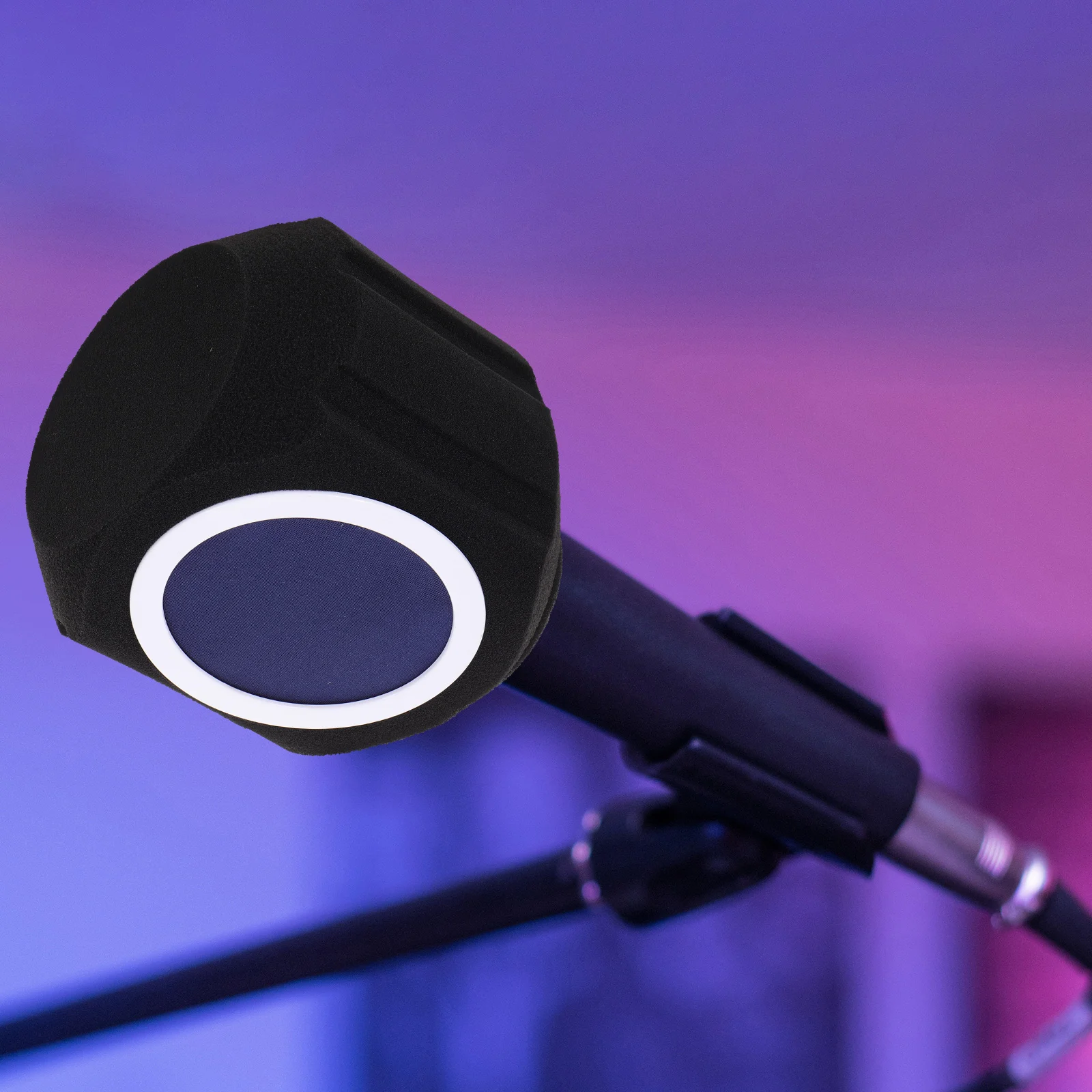 

Durable Condenser Microphone Soundproof Cover Windscreen Isolation Ball Acoustic Enclosures For Live Streaming Karaoke Portable