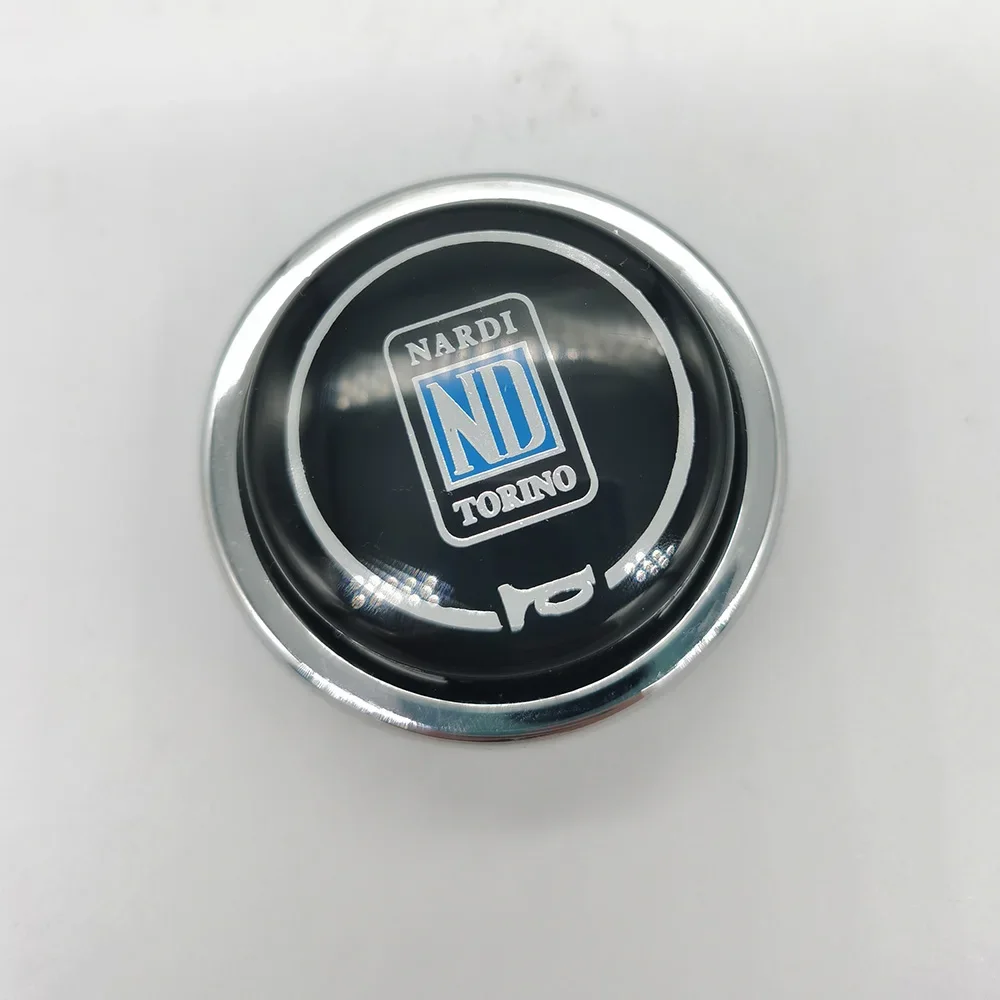 Universal ND Horn Cover Metal + Plastic Modified Car Horn Button Racing Car Steering Wheel Horn Cover