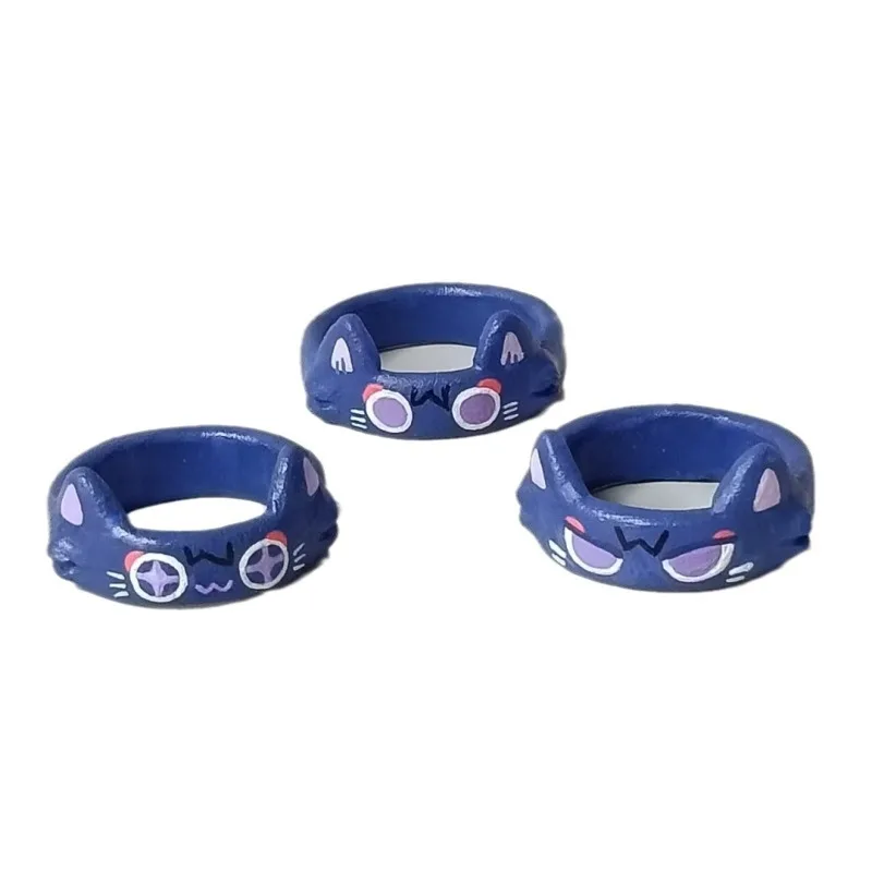 Genshin Impact Scaramouche Popular Game Peripheral Character Cat Image Rings Cosplay Costumes DIY Props Comic Exhibition Gifts