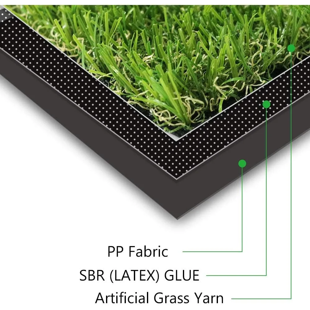 ALTRUISTIC Thick Realistic Artificial Grass Mat Customized Sizes,