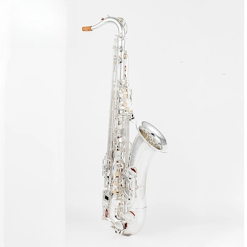 Saxophone Alto Bb Silver Plated Professional Level, High-Quality Sound, Durable Musical Instrument, Perfect for Performance
