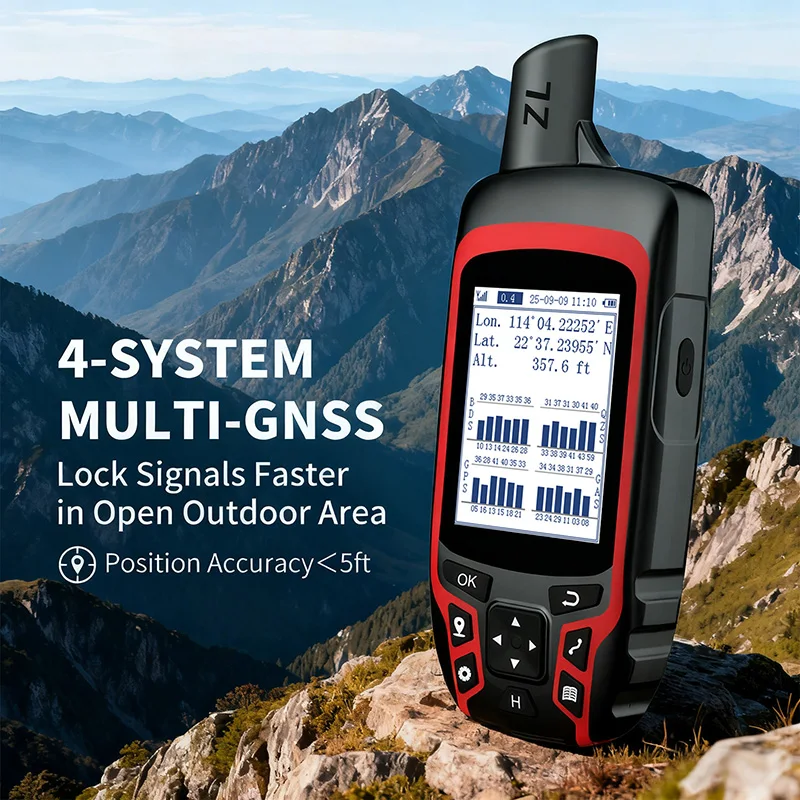 A6 GPS Tracker ,handheld GPS Navigator, GPS Compass, Suitable For Outdoor Exploration