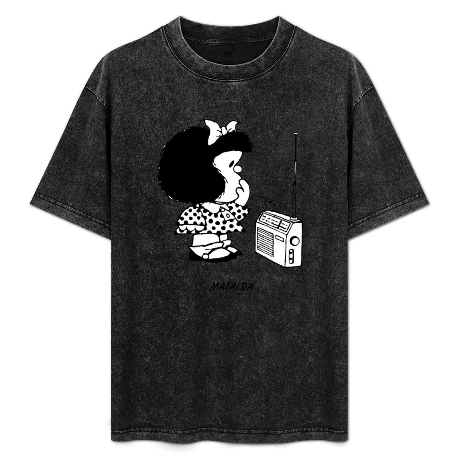 mafalda T-Shirt plus size clothes anime for a boy sweat mens designer clothes