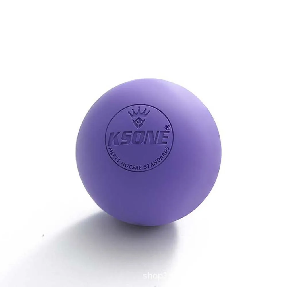 Silicone Fascia Massage Ball 6.35CM Portable Plantar Exerciser Sphere Solid Color Fitness Accessories Muscle Relaxation Ball