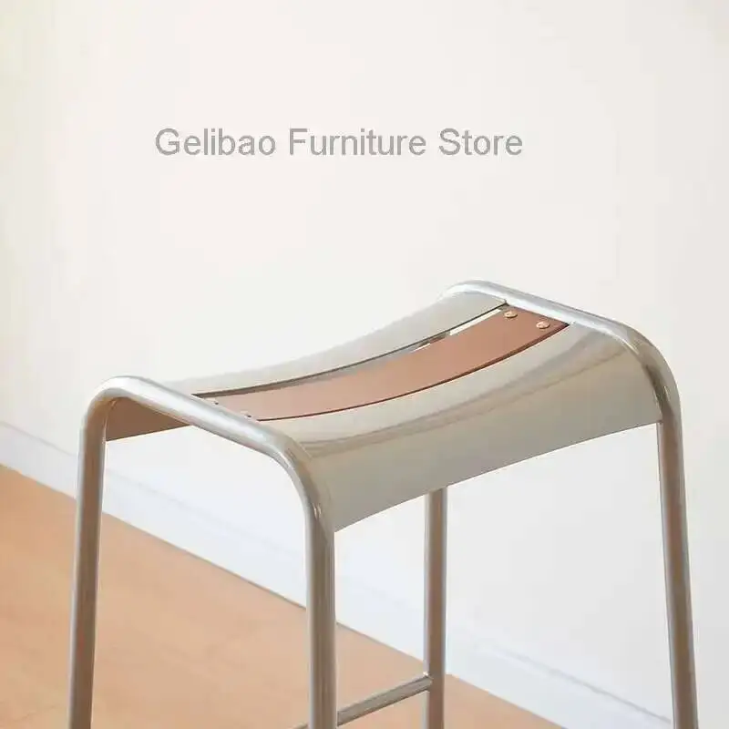 

Craft Funky bar stools Makeup Aesthetic Luxury House Supplies bar stools Korean Space Saving taburetes cocina Trendy Furniture