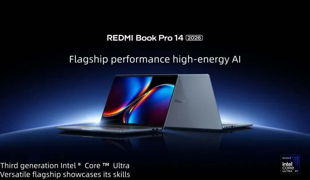 【2026 NEW】Xiaomi REDMI Book Pro 14 Laptop Intel Core Ultra X7 358H Ultra5-338H 32GB+1TB SSD 14-inch Screen Notebook Xiaomi PC