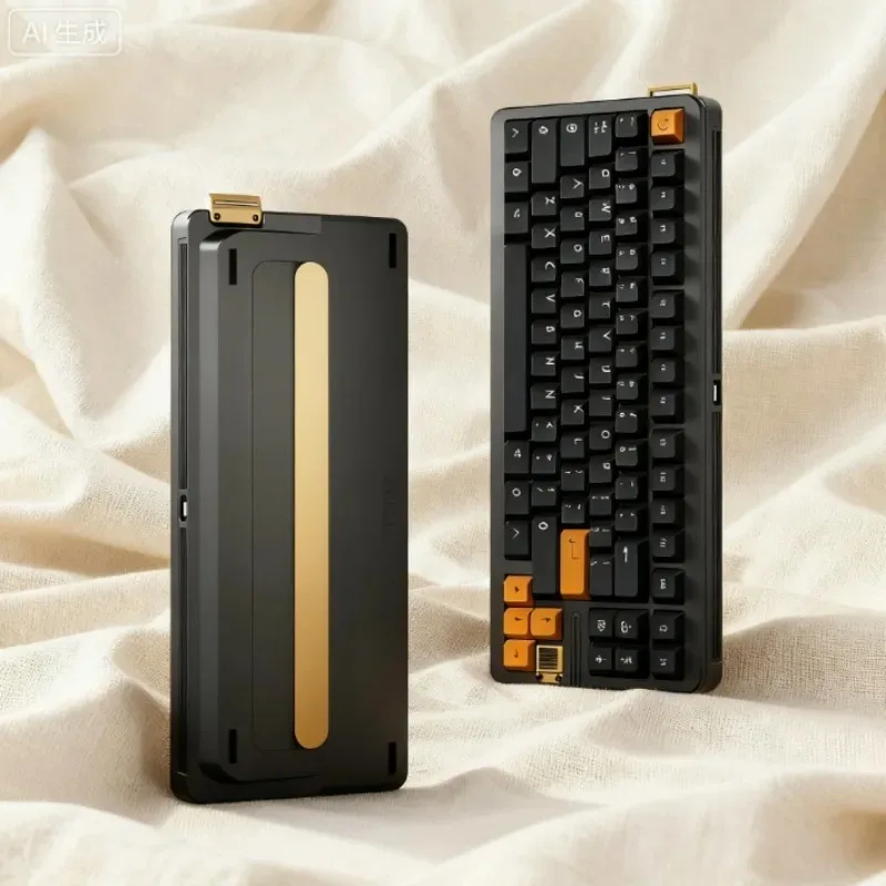 Wooting80HE حافظة لوحة المفاتيح المتوافقة GT-80 غلاف من الألومنيوم ملحقات لوحة المفاتيح الميكانيكية المخصصة لغطاء استبدال المفتاح المغناطيسي