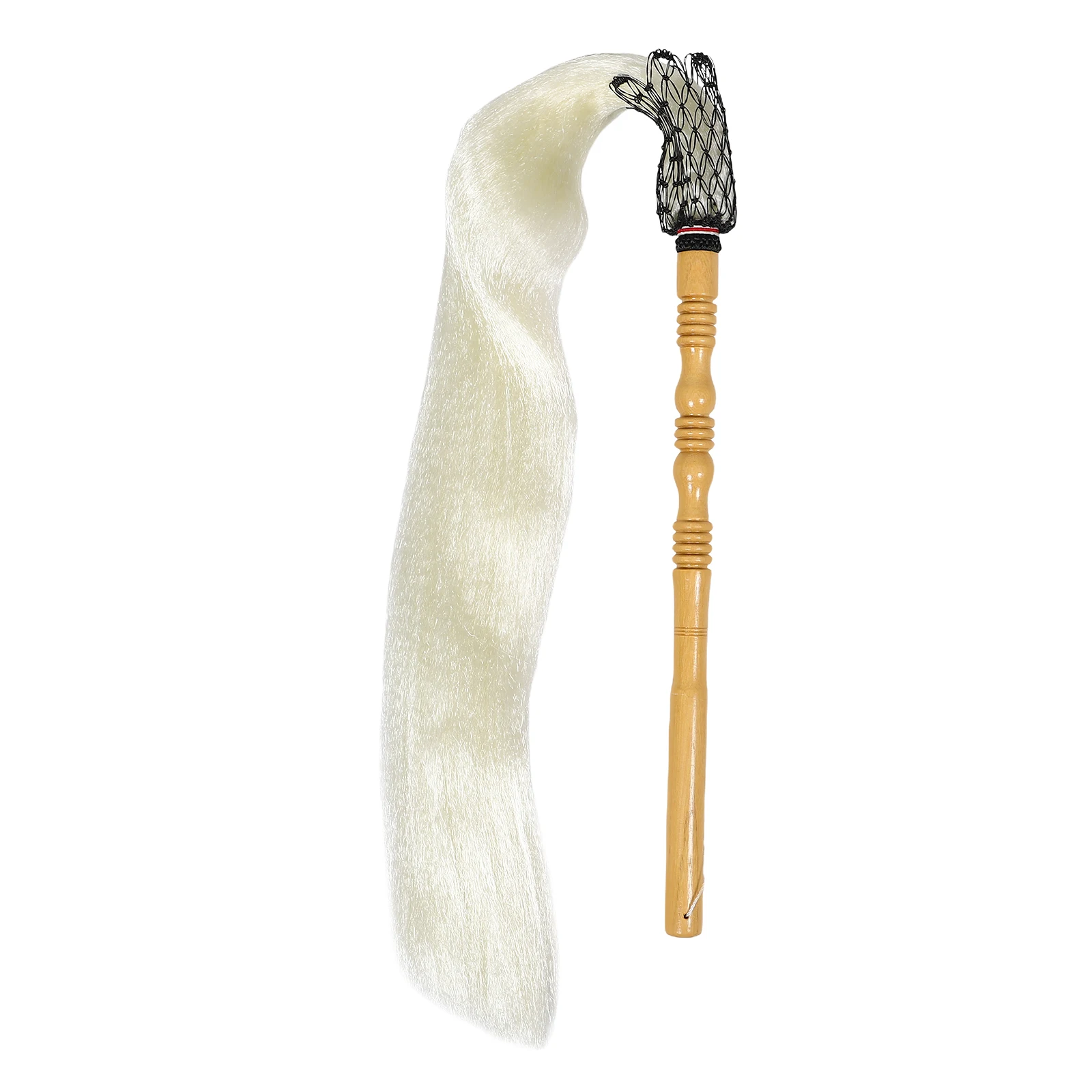 

Buddha Dust Decorative Horsetail Whisk Prop Fly Slinger Fake Flax Delicate Chi Decoration Handheld