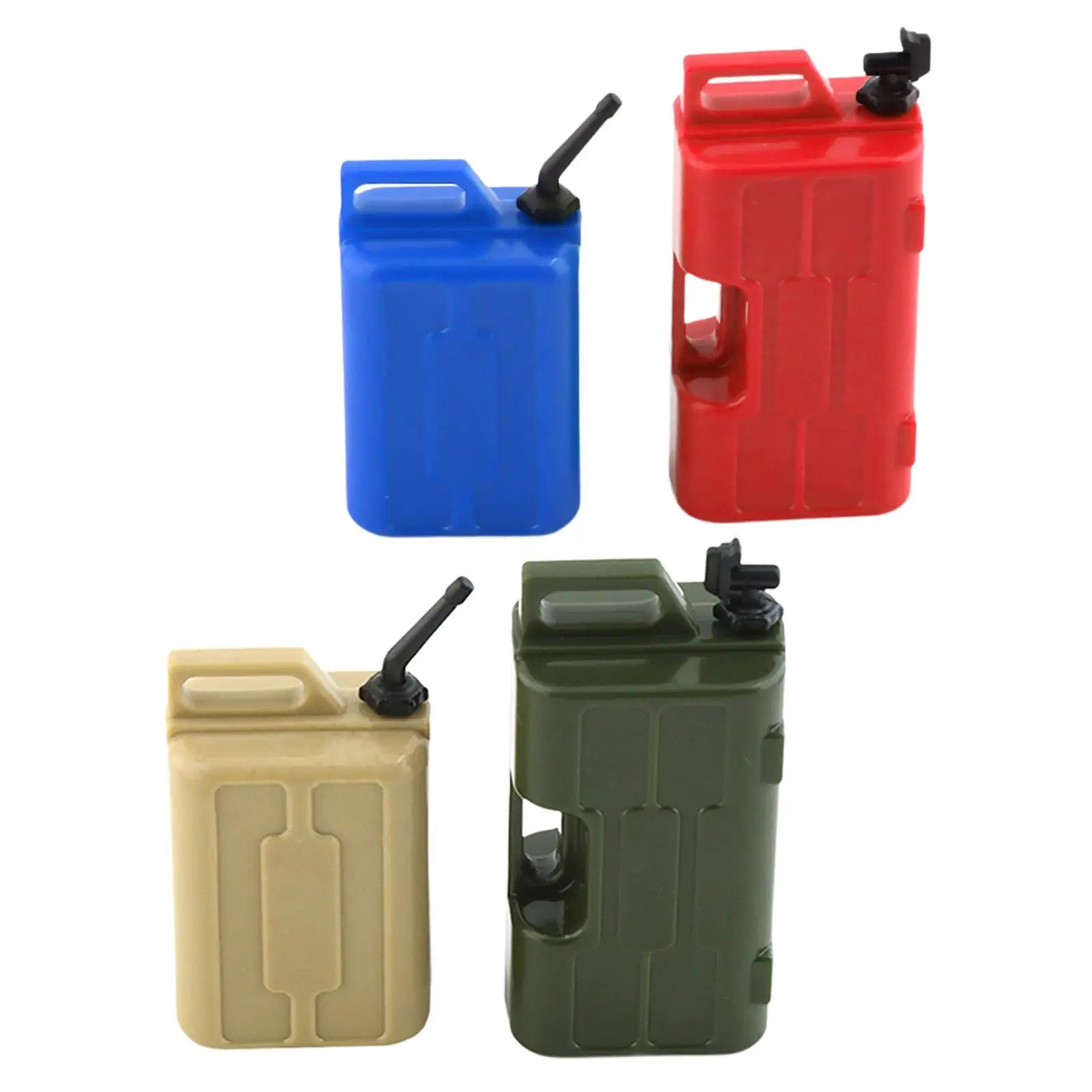 2x scala 1/10 simulazione gas combustibile può impostare contenitore carburante tamburo olio decorativo RC