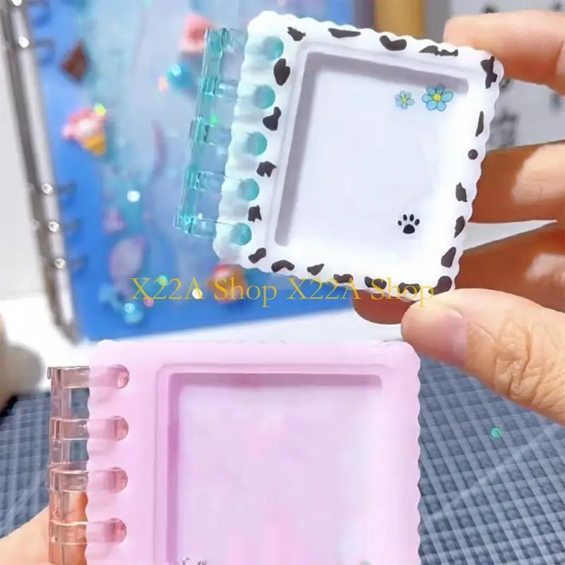 Unique Crystal Epoxy Notebook Housing Shell Mould School Office Supplies Note Pad Decor