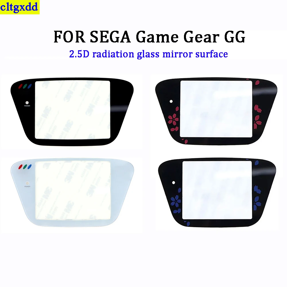 Cltgxdd 1piece FOR Sega Game Gear GG console glass plastic lens screen lens protective cover panel replacement