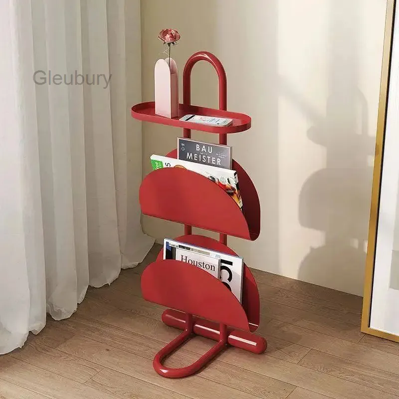 Portable Living Room Balcony Cream Magazine Coffee Table Magazine Simple Creative Racks Office Furniture Das Magazin ZY40ZZJ