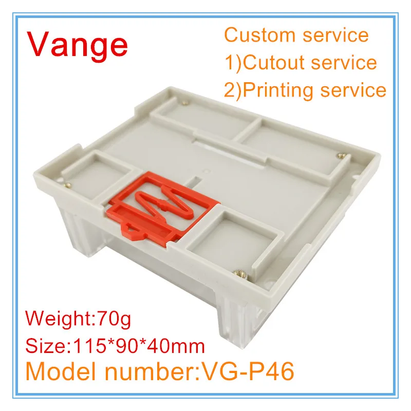 Vange electronics PLC enclosure 115*90*40mm ABS plastic project box diy