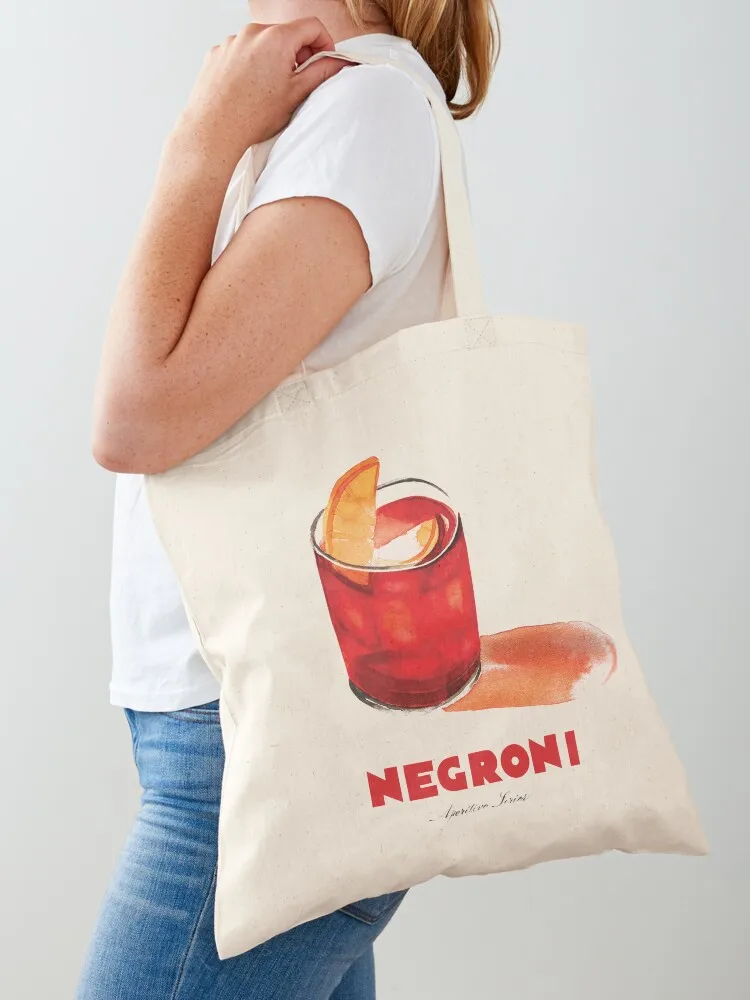 

Negroni Cocktail Tote Bag shopper bag woman Canvas bag for women Women's shopper Large bags for women