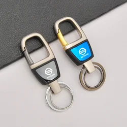 Car Key Chain Ring 3D Metal Keychain For Nissan X-trail Qashqai Note Juke Sentra Patrol Micra Universal Auto Keyring Accessories