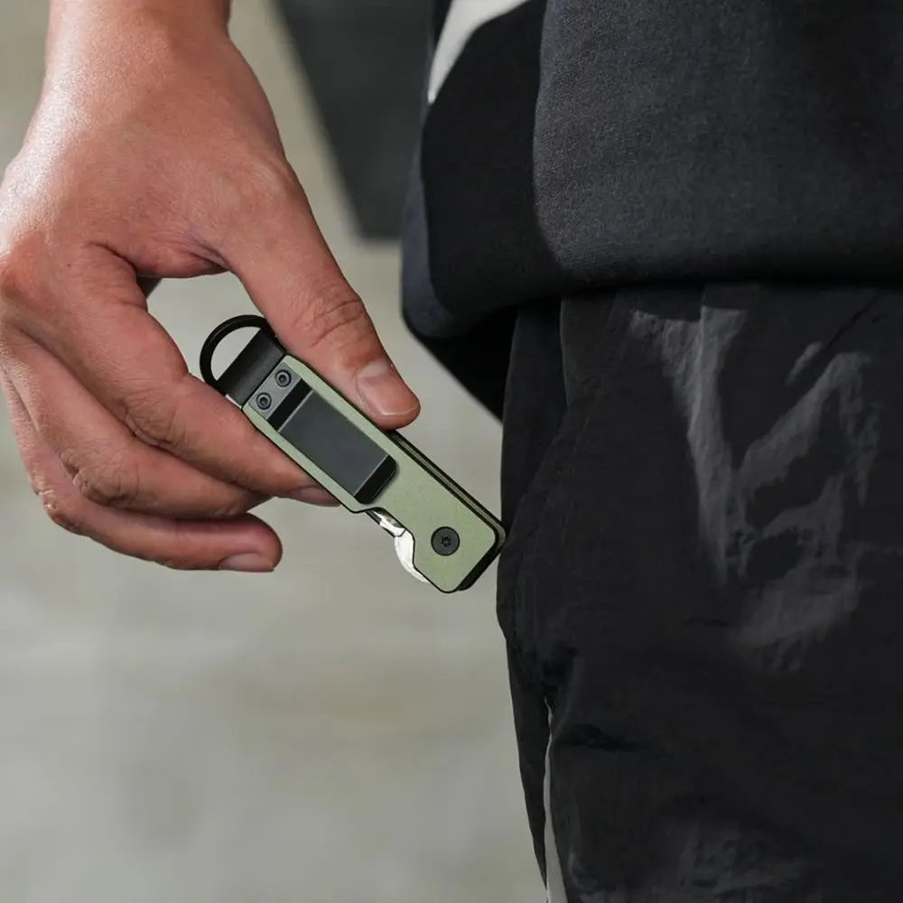 Smart Metal Key Organizer Compact Holds 2-5 Keys Key Case Holder Minimalist Keys Fob Outdoor