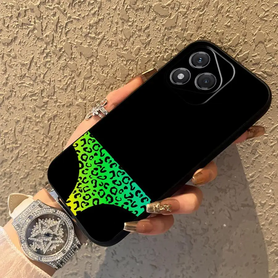 حافظة لهاتف Honor X7 8X 70 90 Lite X9a X9 X7a X8 X9c غطاء خلفي ناعم سراويل داخلية مضحكة بطبعات الفهد #4