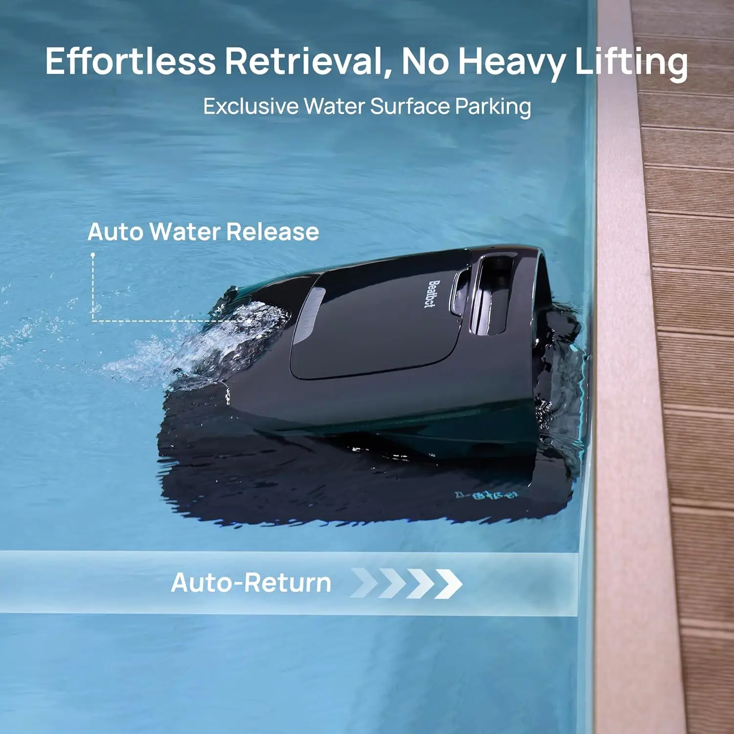 Beatbot AquaSense 2 Pro Pool Vacuum Robot Charging Dock 5-in-1 Cleaning Water Surface Remote Navigation Smart Surface Parking