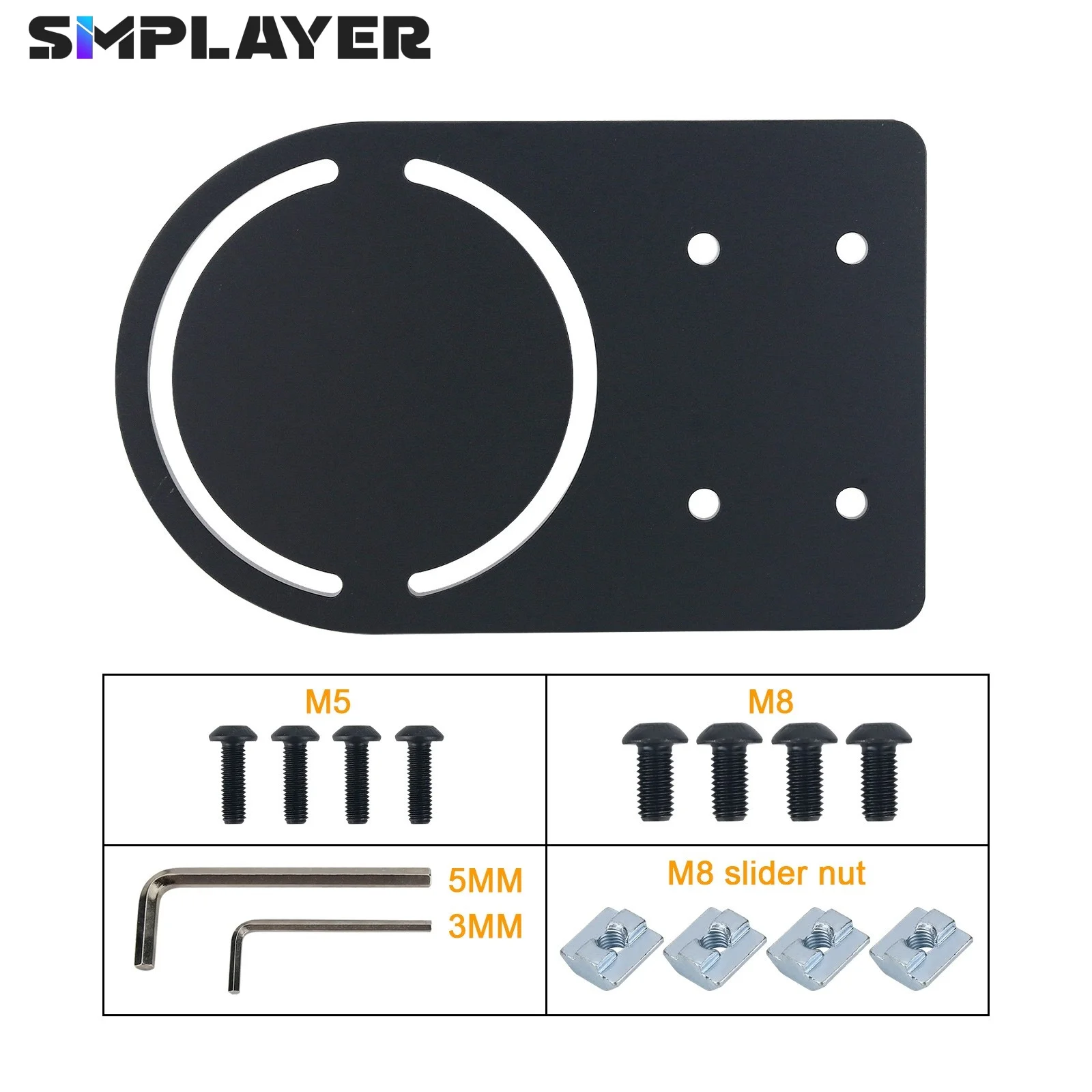 

Крепление переключения передач SIM-карты 8 мм, монтажная пластина переключения передач для Fanatec ClubSport, кабина переключения передач