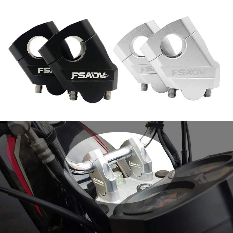 NEUE 22mm 28mm Motorrad Lenker Riser Motocross Erhöhung Clamp Mount Pit Bike Für Benelli Für BMW Für Yamaha für Honda