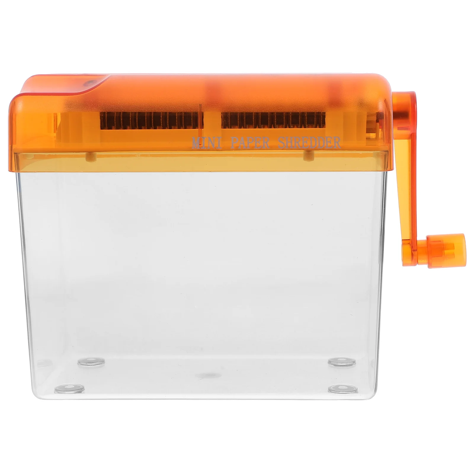 

Shredder Document Manual Paper Heavy Mini for Home Office Orange Handheld Shredders