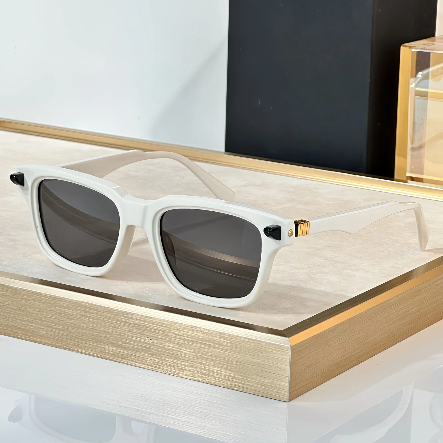 

KUB Maske Q20 Fashion Thick Acetate Square Men's Sunglasses Original Brand Sunglasses for Women 2025 Sun glasses in trend