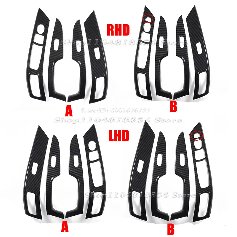 RHD LHD For Hyundai Elantra 2012-2016 Door Armrest  Window Glass Lift Switch Panel Cover glass control Trim interior Accessories
