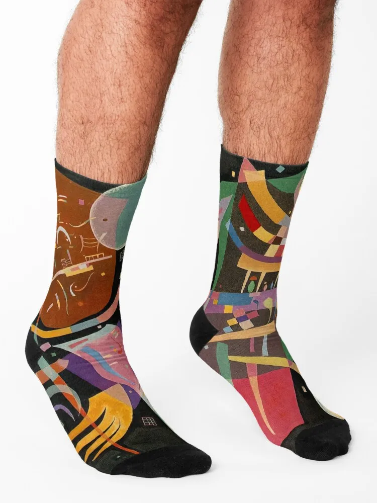 Wassily Kandinsky Socks funny sock winter gifts luxury floral Boy Child Socks Women's