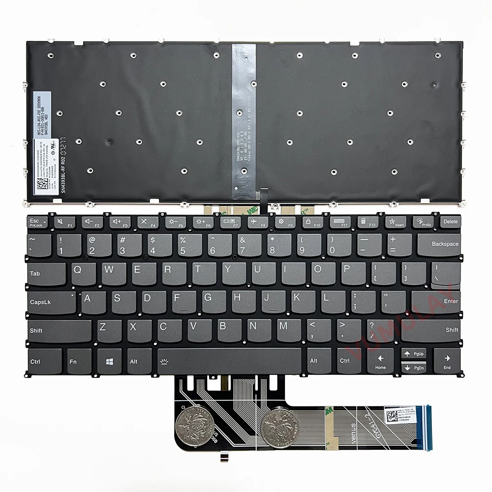 US Backlit Keyboard for Lenovo IdeaPad Flex 5-14are05 5-14iil05 5-14itl05 5-14alc05 ThinkBook 14 14S 14p G2 G3 ITL/ARE/ACH