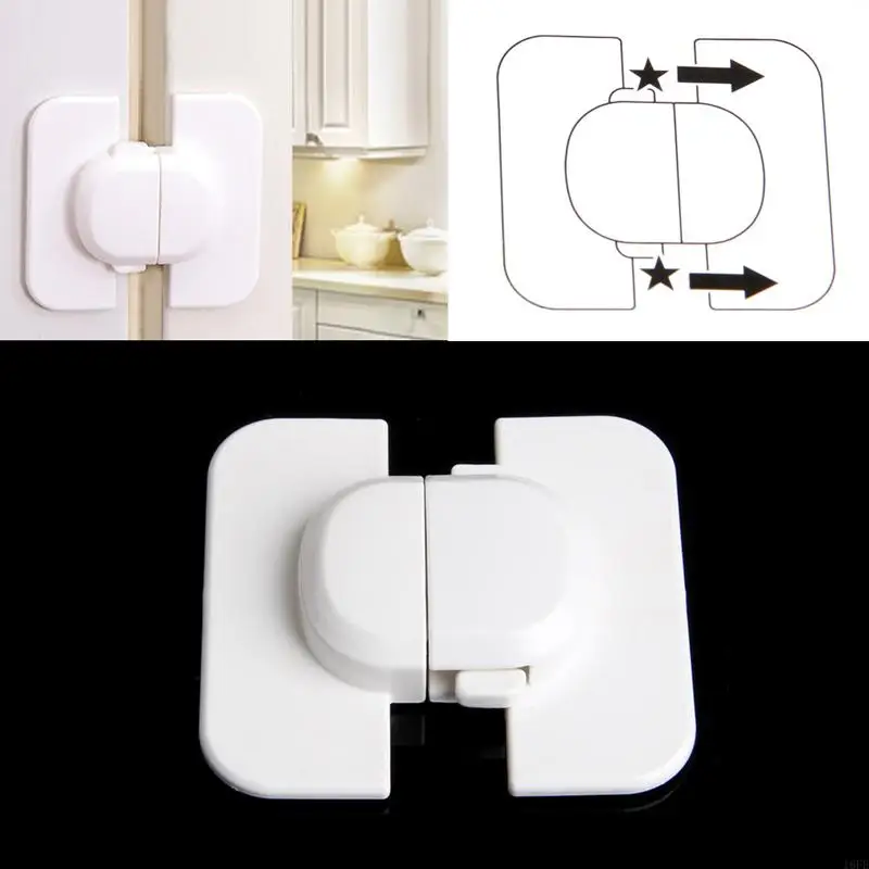 16FE Refrigerator Lock Fridge Freezer Door Lock for Latch Catch Toddler Kids Child