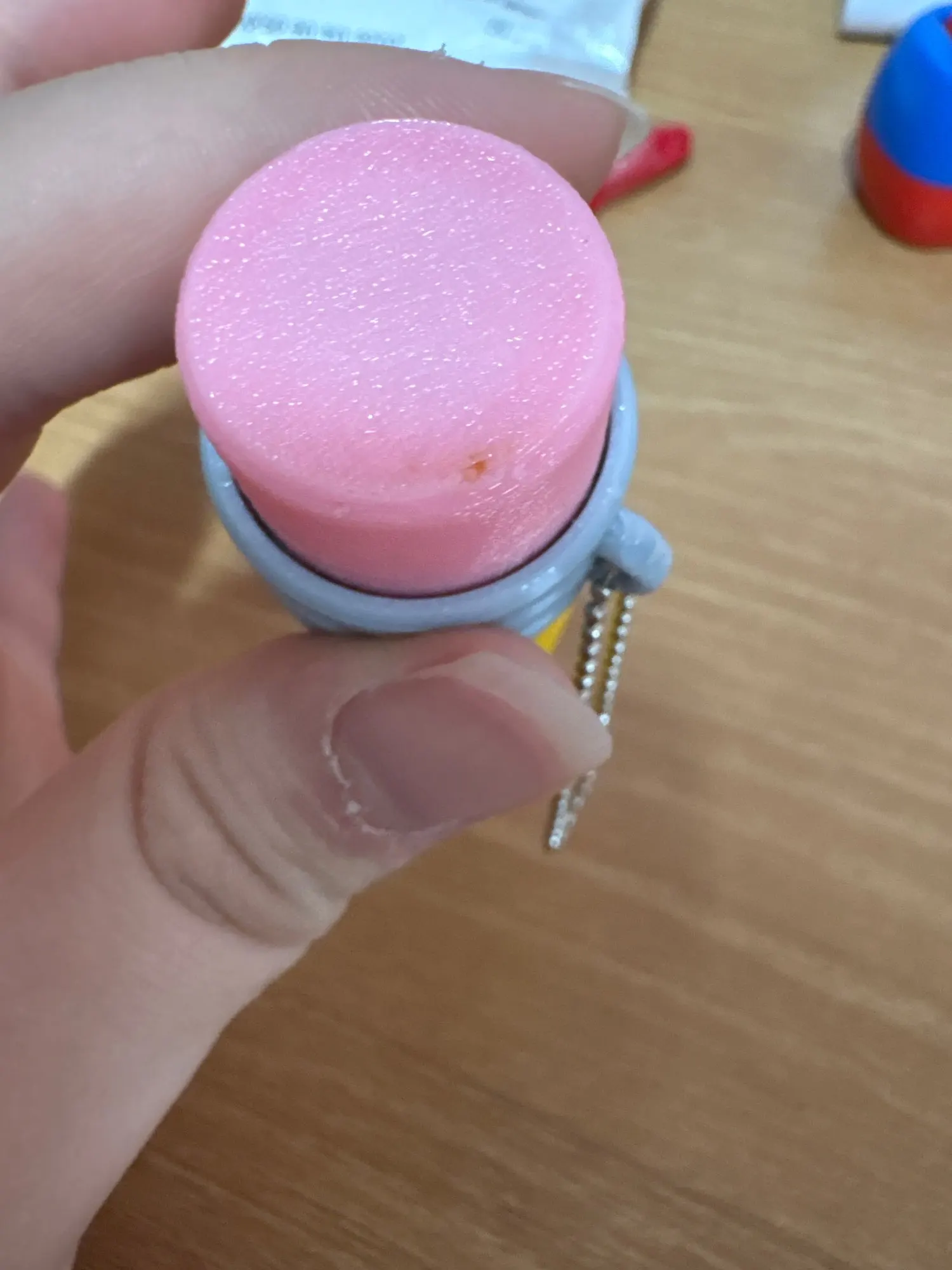 Calming Keychain Keys Finger Button Anti-stress Toys Pencil Game Controller UFO Funny Decompression Gifts for Children Adults photo review