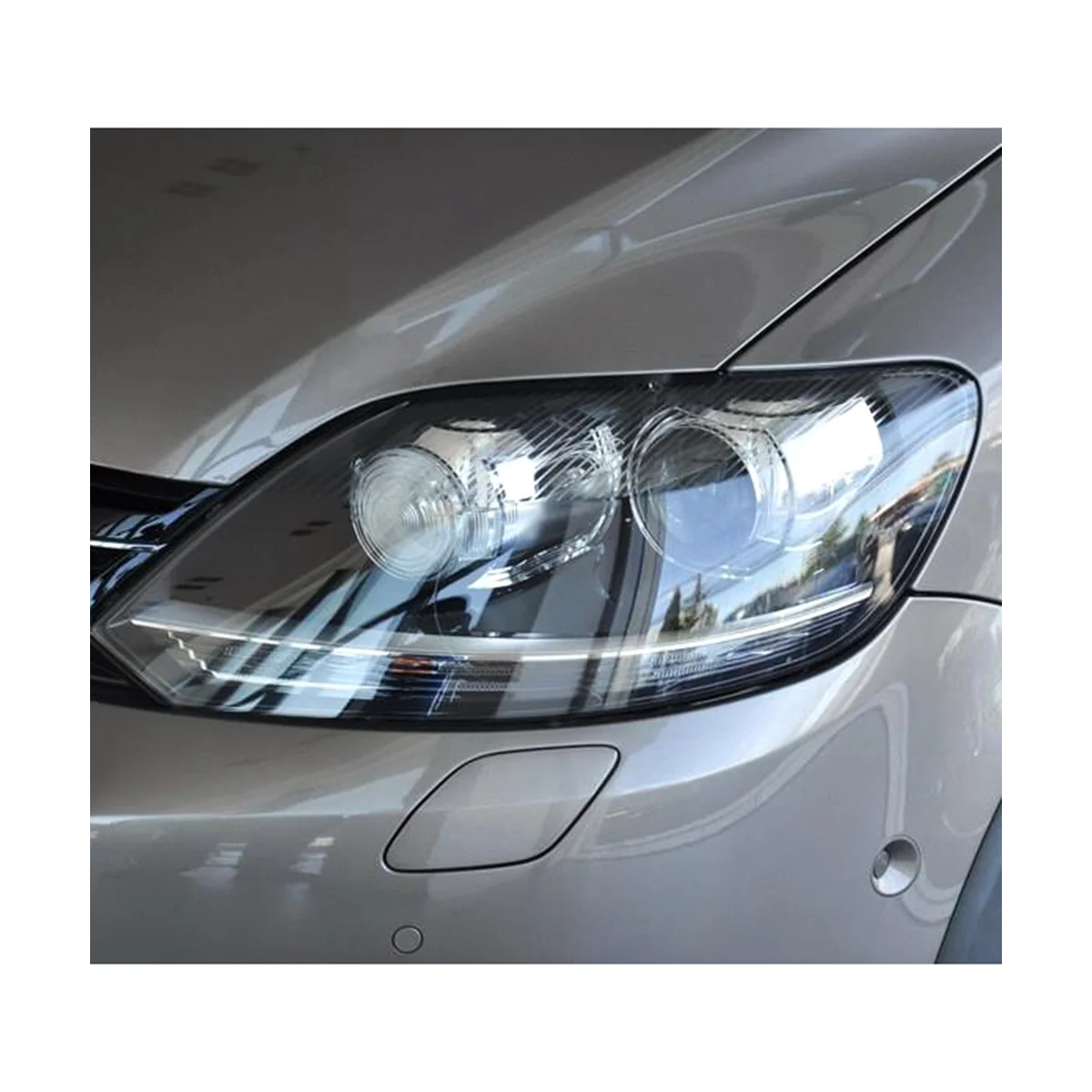 Car Left Headlight Shell Lamp Shade Transparent Lens Cover Headlight Cover for VW Cross Golf