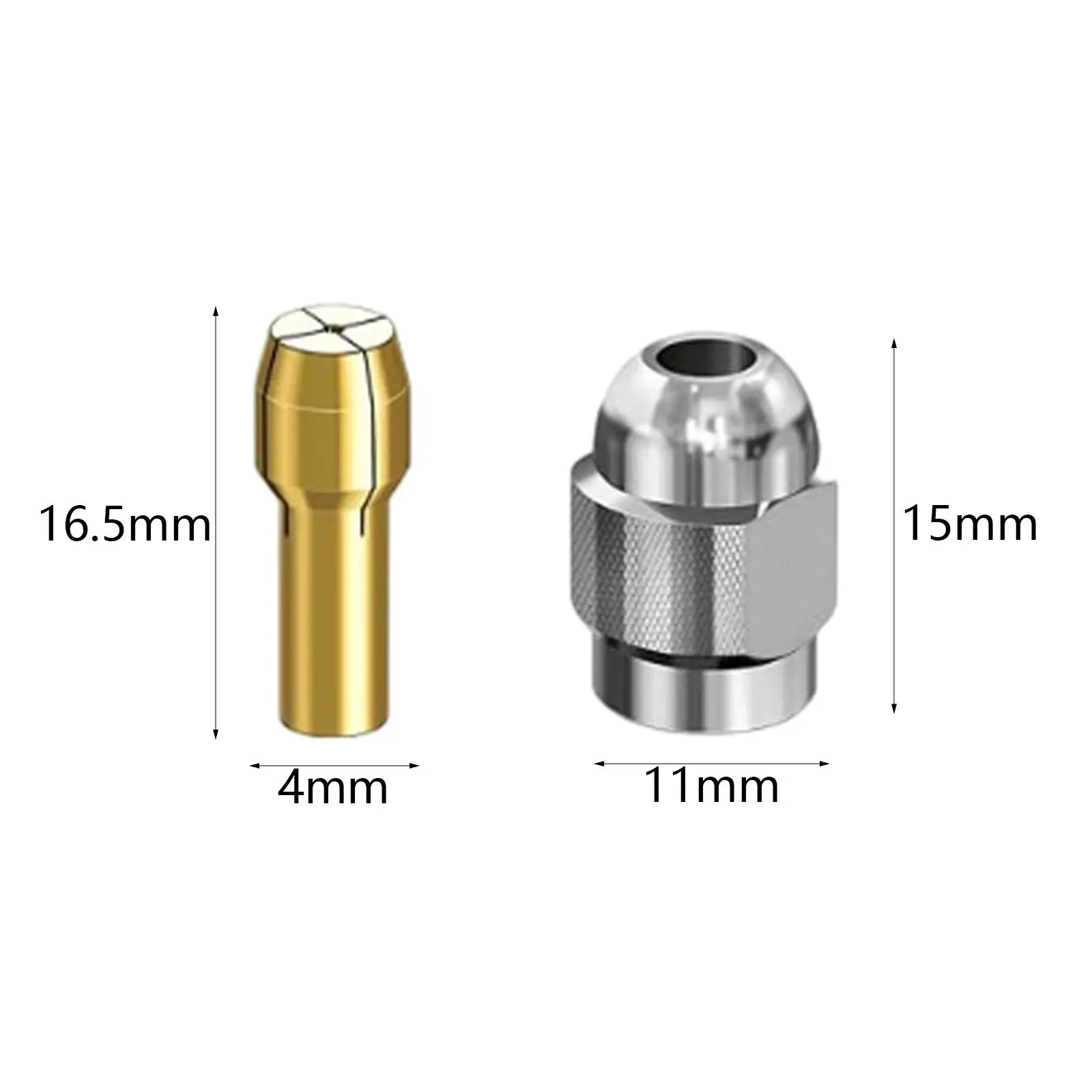 Drill Chuck Collet Set Replacement for Stable Performance Easy to Mount