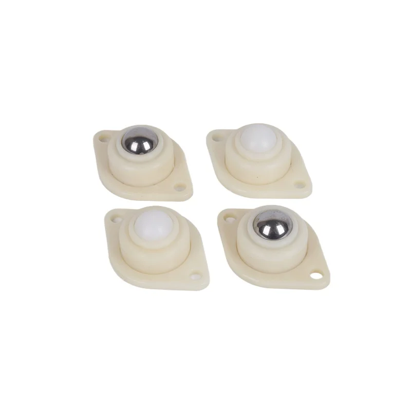 1/4PCS  Veekaft Plastic Nylon/Steel Ball Small Mini NL-8H Swivel Ball POM Wheel Steel Ball Transfer Bearing