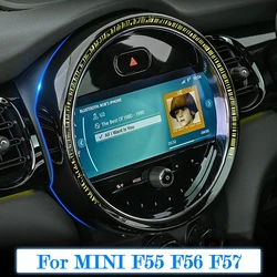 Car Central Control Display Screen Modification Cover Ring 8.8inch 6.5inch For BMW MINI Cooper S JCW F55 F56 F57 Car Accessories