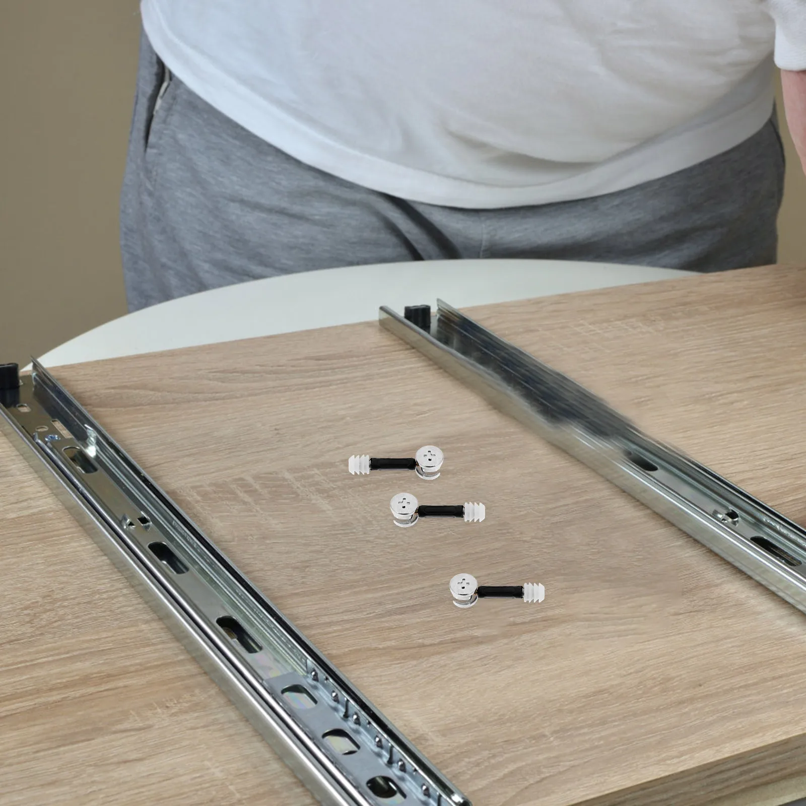 

50Pcs Furniture Cam Lock Fittings Metal Connecting Buckle Cabinet Wardrobe Cam Bolts Hardware Fittings Replacement Parts