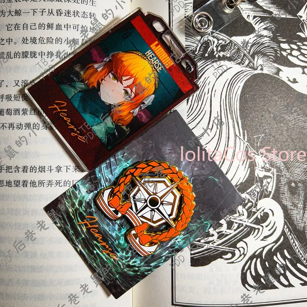 Badge en métal émaillé Ishmael de Limbus Company, imitation anime, broche décorative pour sac, collection pour fans, cadeau d'anniversaire pour ami, cosplay