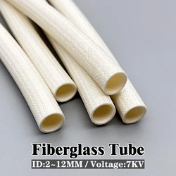 Alkali Free Glass Fiber Braided Sleeve Internal Silicone Material High Temperature Resistant Wiring Insulating Wire Sheath