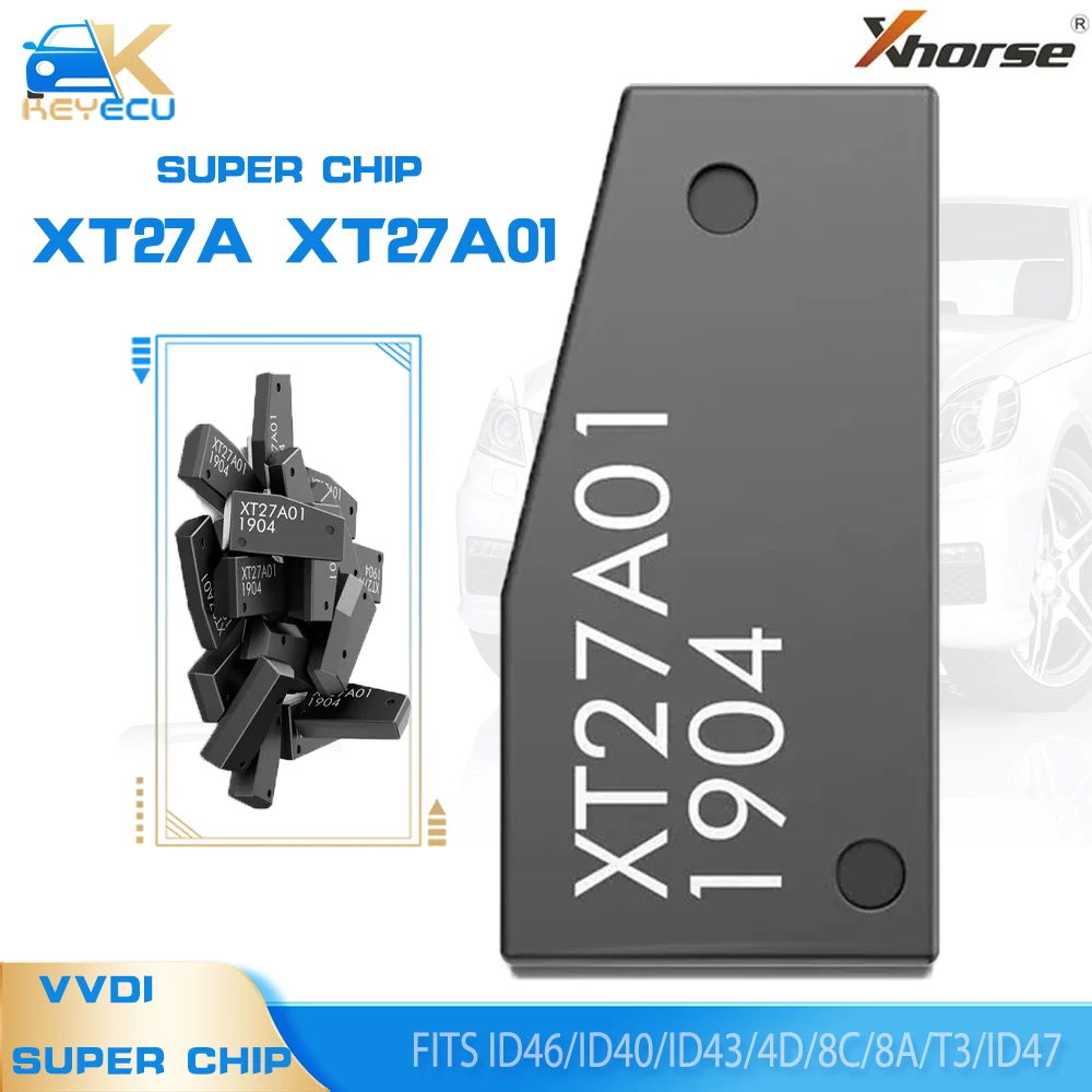 

Чип транспондера Xhorse XT27A XT27A01 Super Chip VVDI для ID46/40/4E/43/45/4D/8C/8E/8A/T3/47 для VVDI Mini Key Tool