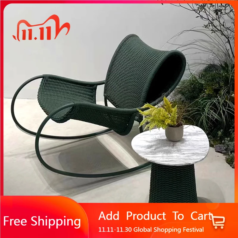 

Lounge Round Patio Outdoor Set Rattan Modern High End Cheap Garden Sets Waterproof Creativity Meble Ogrodowe Outdoor Furniture