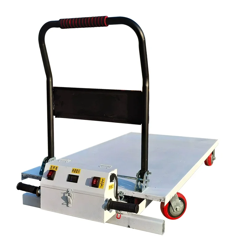 

Автоматическая загрузочная платформа, ручная тележка, электрический гидравлический подъемный портативный бортовой транспортировочный инструмент