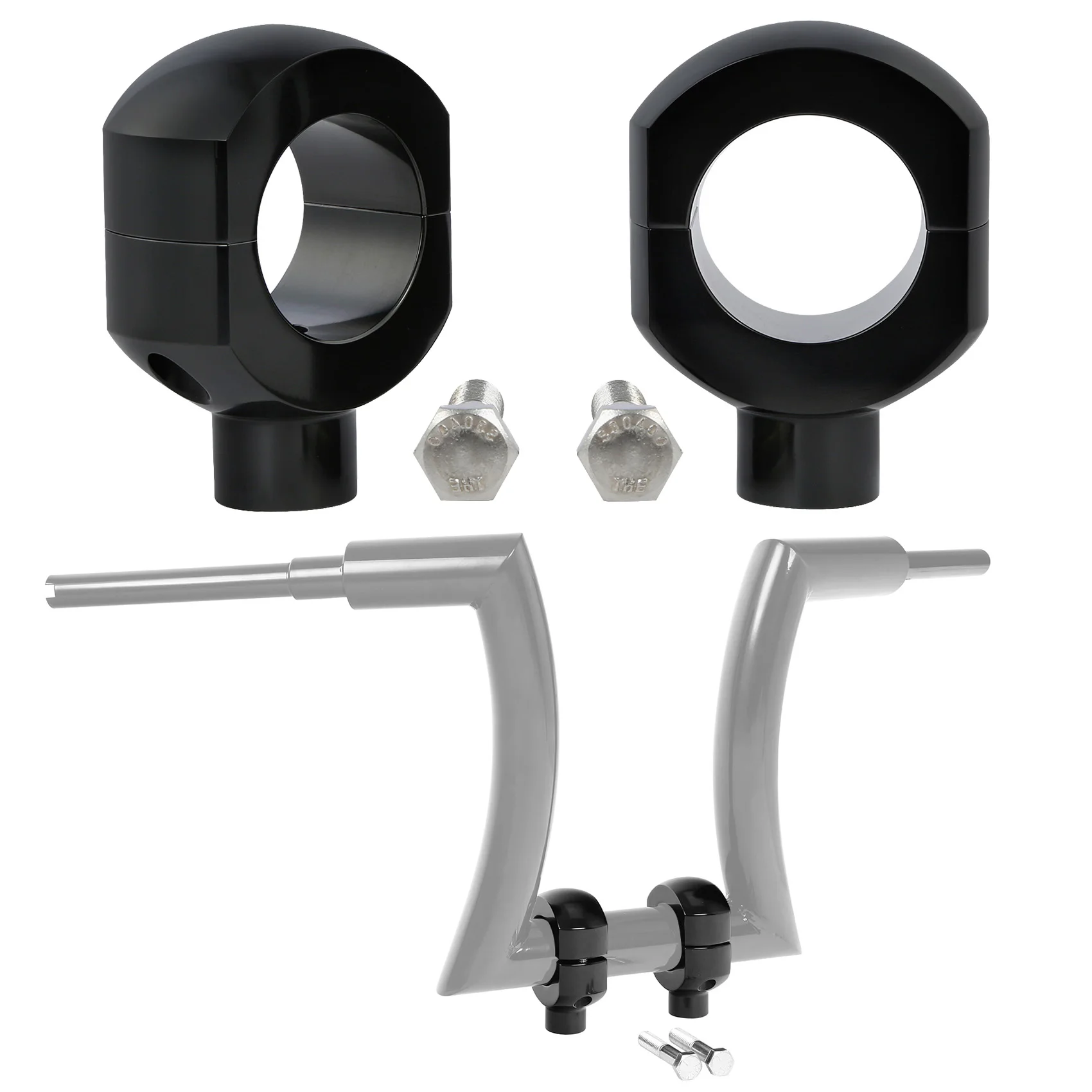 

2-дюймовый подъемник руля для мотоциклов Harley Sportster XL 883 1200 Dyna Street Bob Wide Glide Softail FL Low Rider