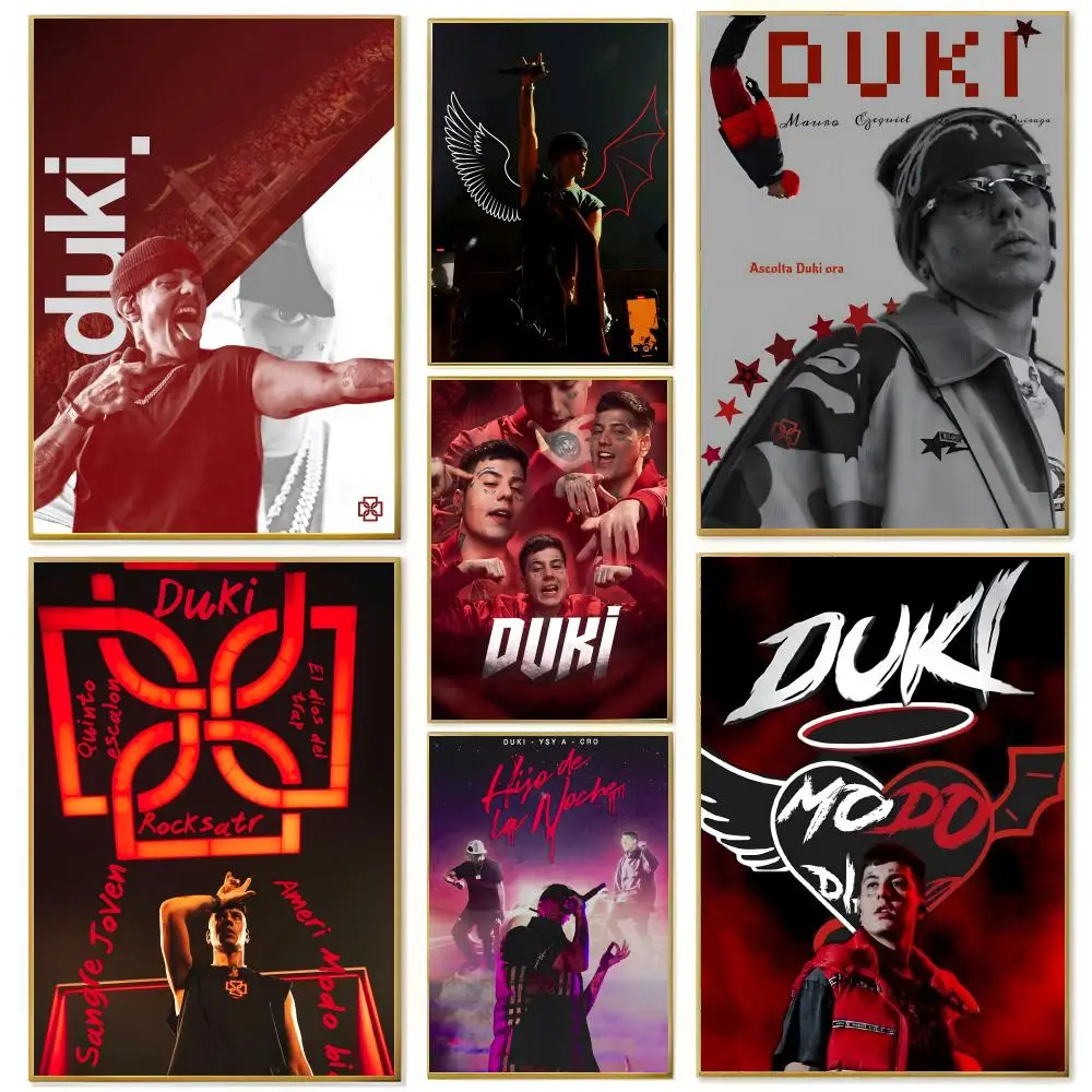 Rapper D-Duki Poster Wall art print art suitable for living room bedroom bar parlor home decor gift