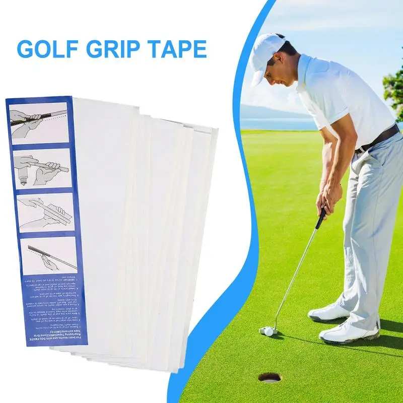 

Golf Club Grip Tape Golf Club Wrapping Tape Double Sided Adhesive 15X Adhesive Strips Solvent Activated Professional Replacement