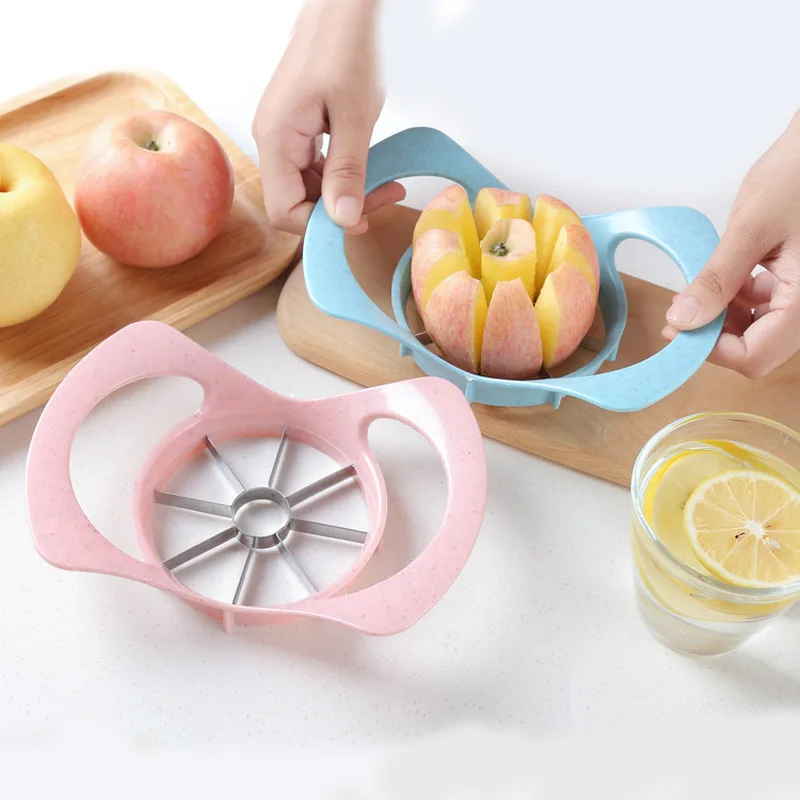 NEW Apple Slicer Cutter Pear Fruit Divider Tool Comfort Handle Apple Peeler Fast Shipping Kitchen Tools Accessories 3 Colors