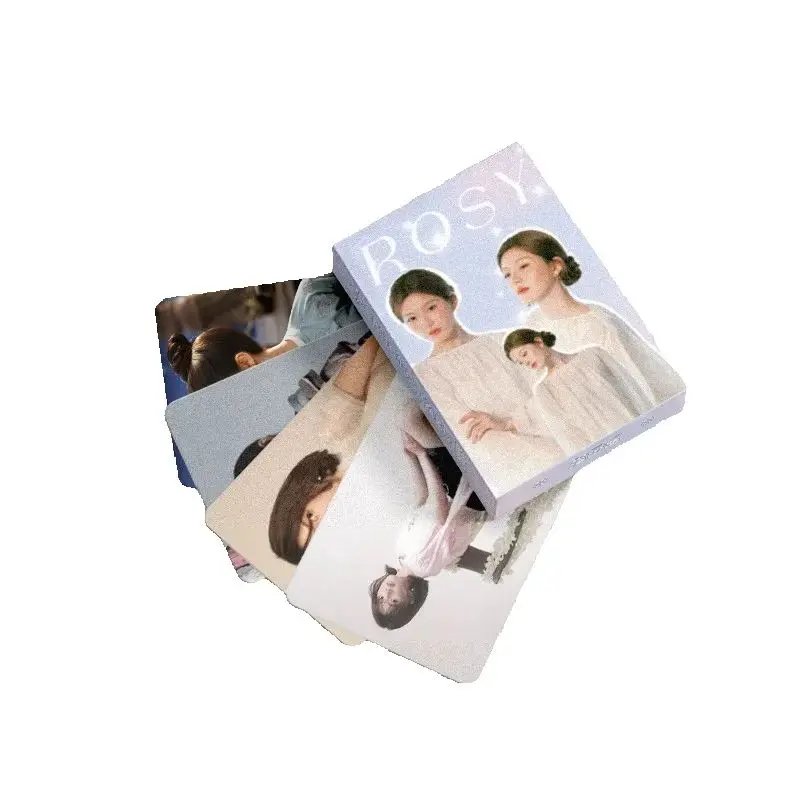

50 шт/комплект ROSY ZHAO LUSI STAR HIDDEN LOVE SANG ZHI HD LASER LOMO PHOTOCARD COLLECTION GIFT ANIME CARD