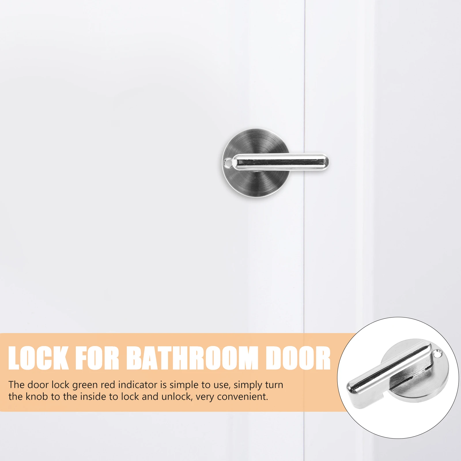 

Bathroom Indicator Lock Zinc Alloy Bolts Occupied Deadbolt Toilet Door Locks Public Restroom CommercialLatch Shower Cubicle