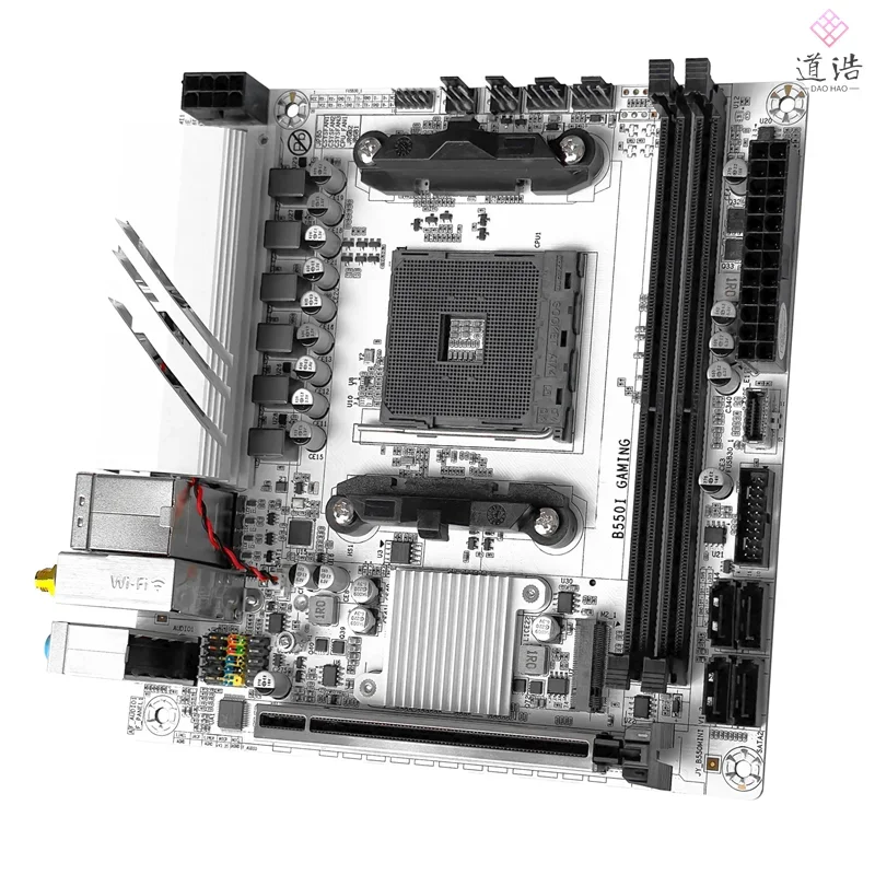 For JGINYUE B550I GAMING Mtherboard 64GB M.2 HDMI DP Socket AM4 DDR4 Mini-ITX 17*17 B550 Mainboad 100% Tested Fully WorkMA