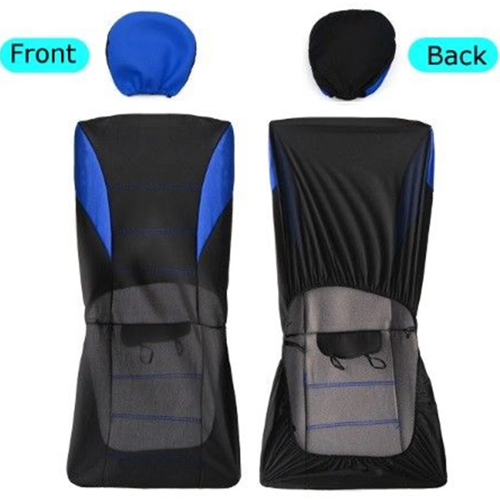

9 Pcs Seat Cover Cushion Auto Covers Universal for Cars Accessories Interior Vehicle Protector Suv
